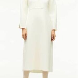 NWT Zara Seam Details limited Ecru Ivory Midi Dress